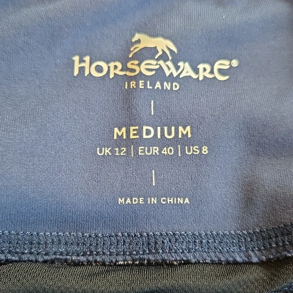 Horseware Ireland Patriotic Equestrian Riding Tights Breeches Size Medium - Picture 3 of 10